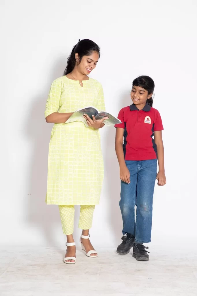 student teacher in classroom