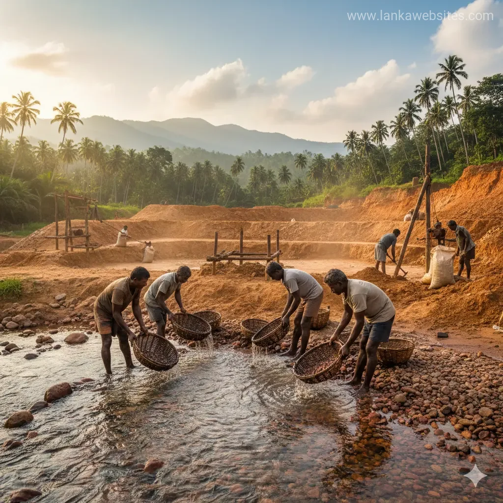 Ruby Mining in Sri Lanka