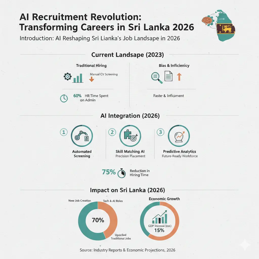 Infographic: AI Recruitment Revolution: Transforming Careers in Sri Lanka 2026 — key facts and figures at a glance