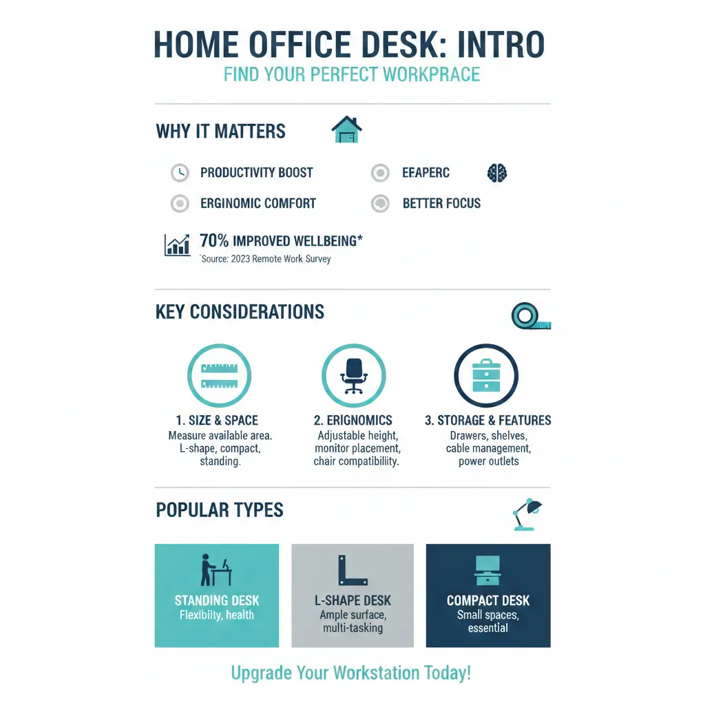Infographic: Best Home Office Desk — key facts and figures at a glance