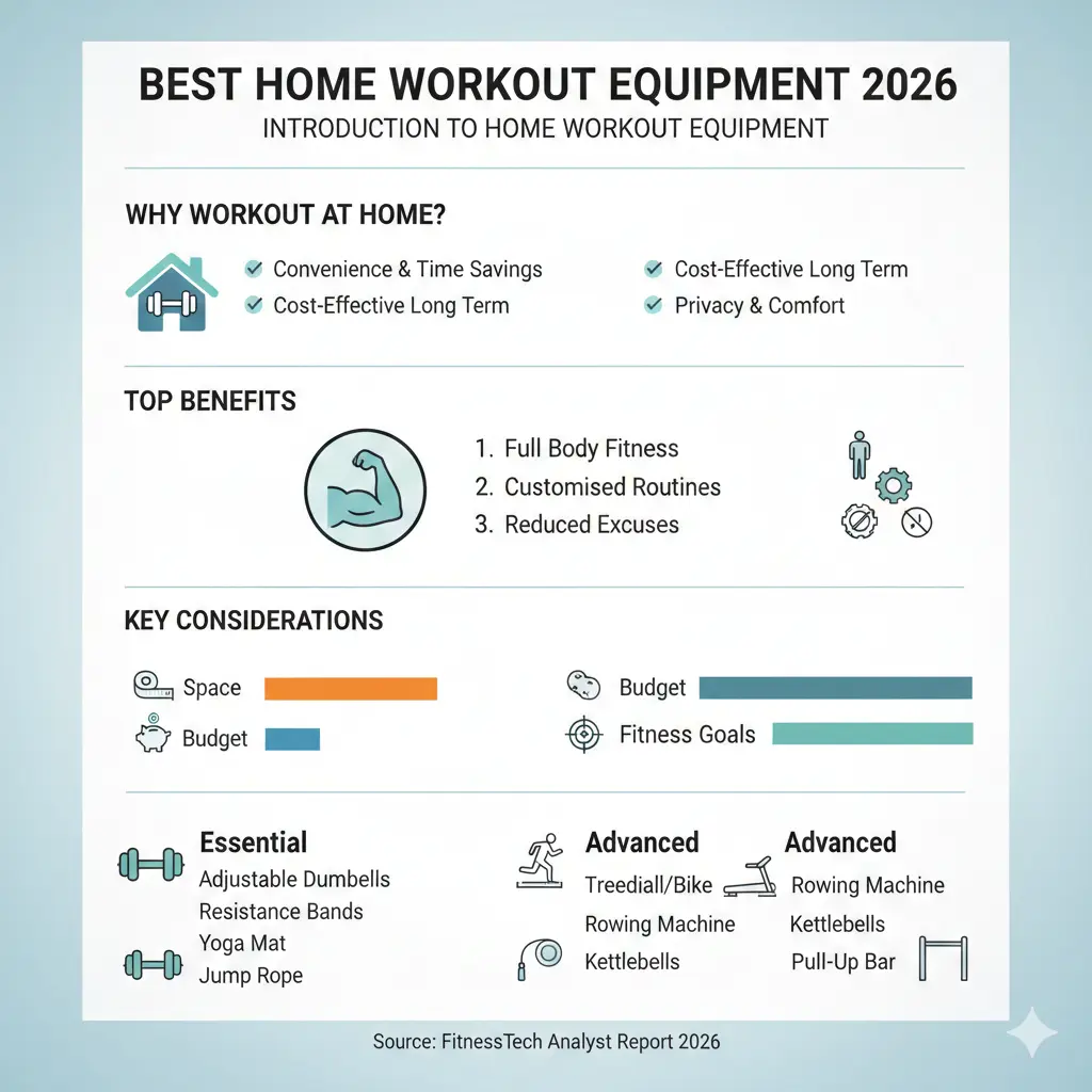 Infographic: Best Home Workout Equipment 2026 — key facts and figures at a glance