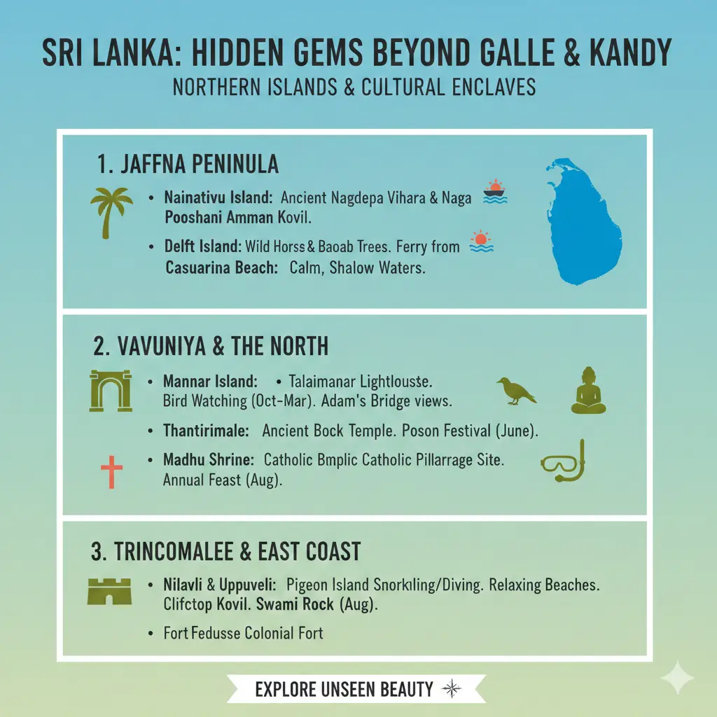 Infographic: Hidden gems in Sri Lanka: Offbeat spots beyond Galle and Kandy — key facts and figures at a glance