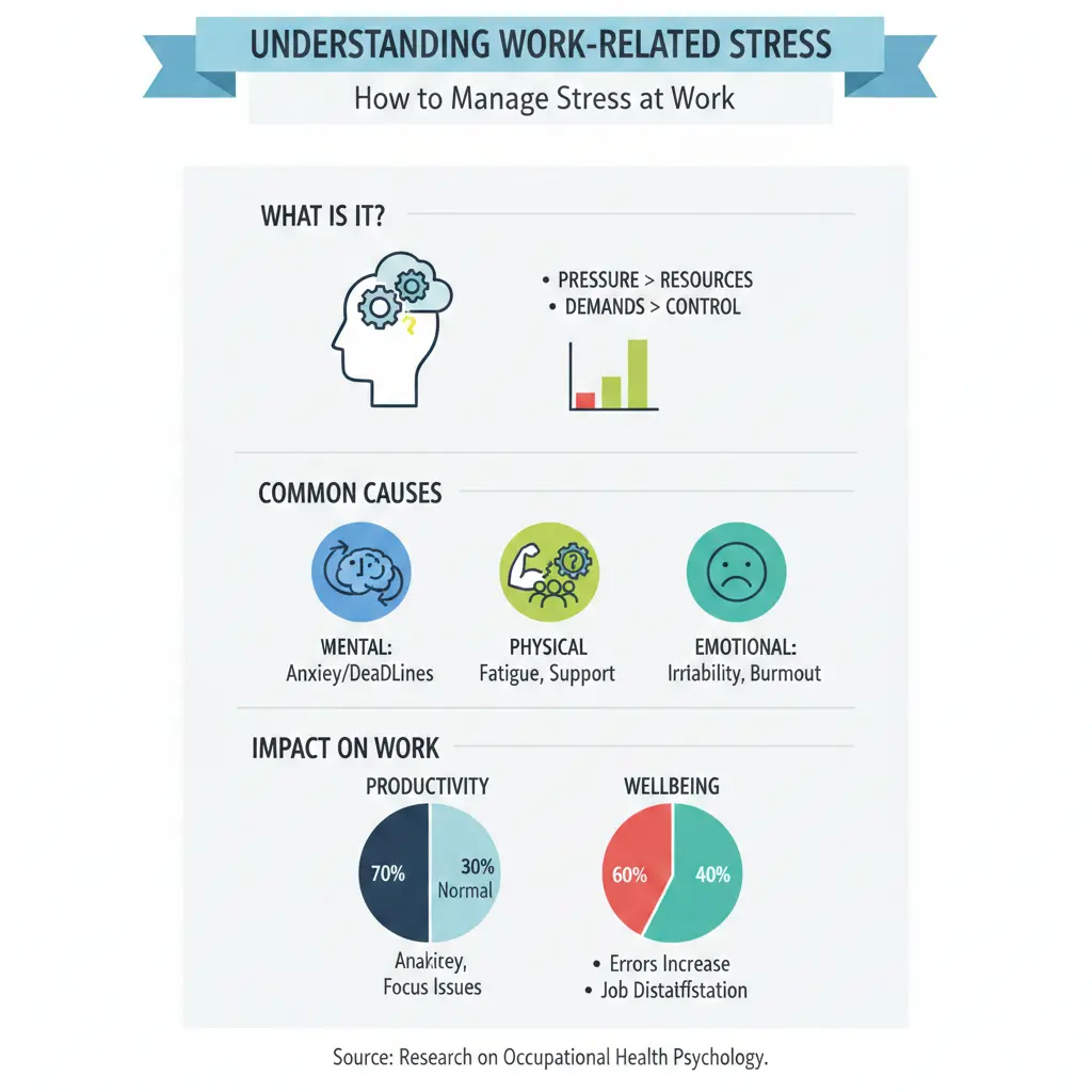 Infographic: How to Manage Stress at Work — key facts and figures at a glance