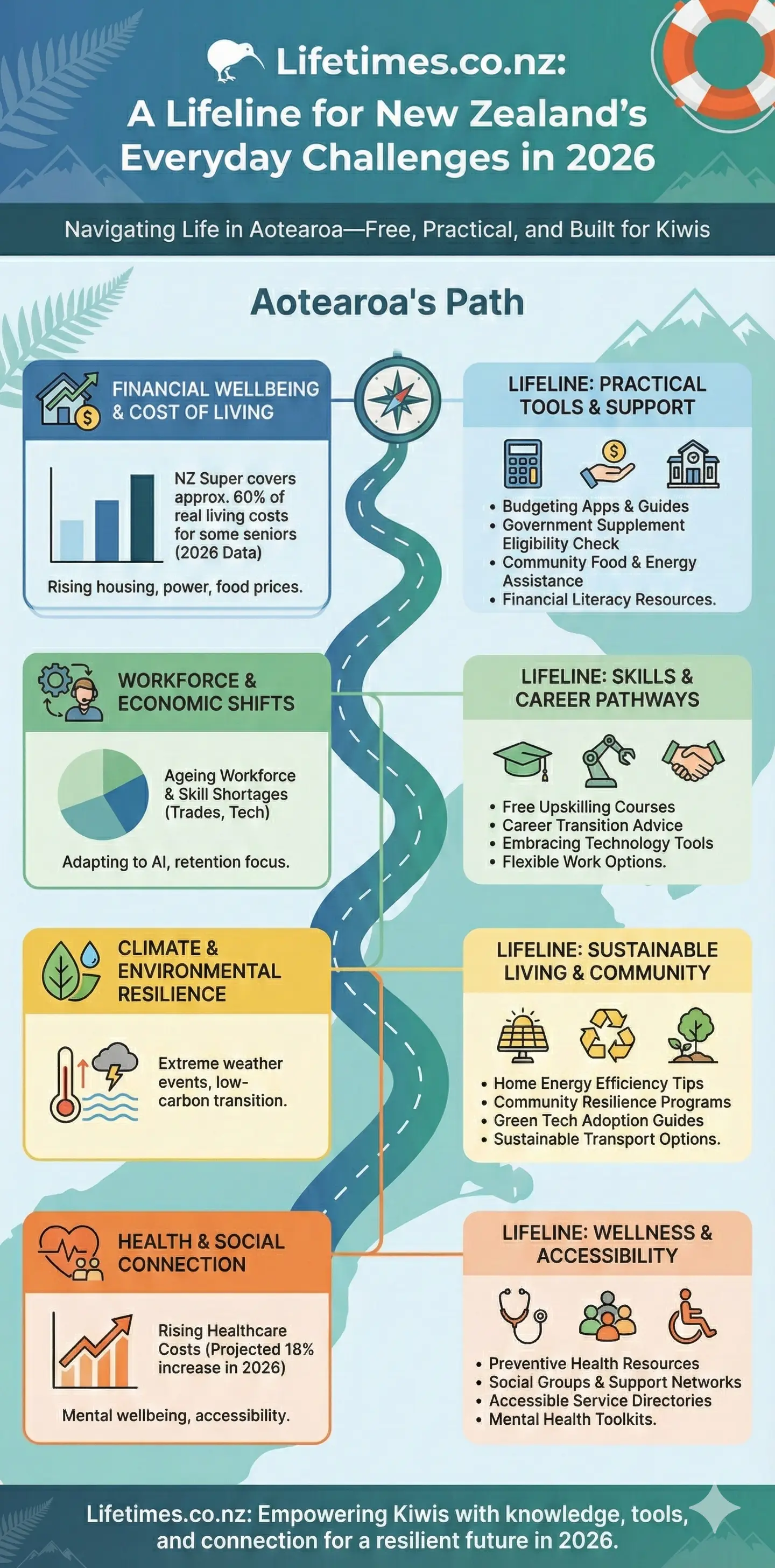Infographic: Lifetimes.co.nz: A Lifeline for New Zealand's Everyday Challenges in 2026 — key facts and figures at a glance