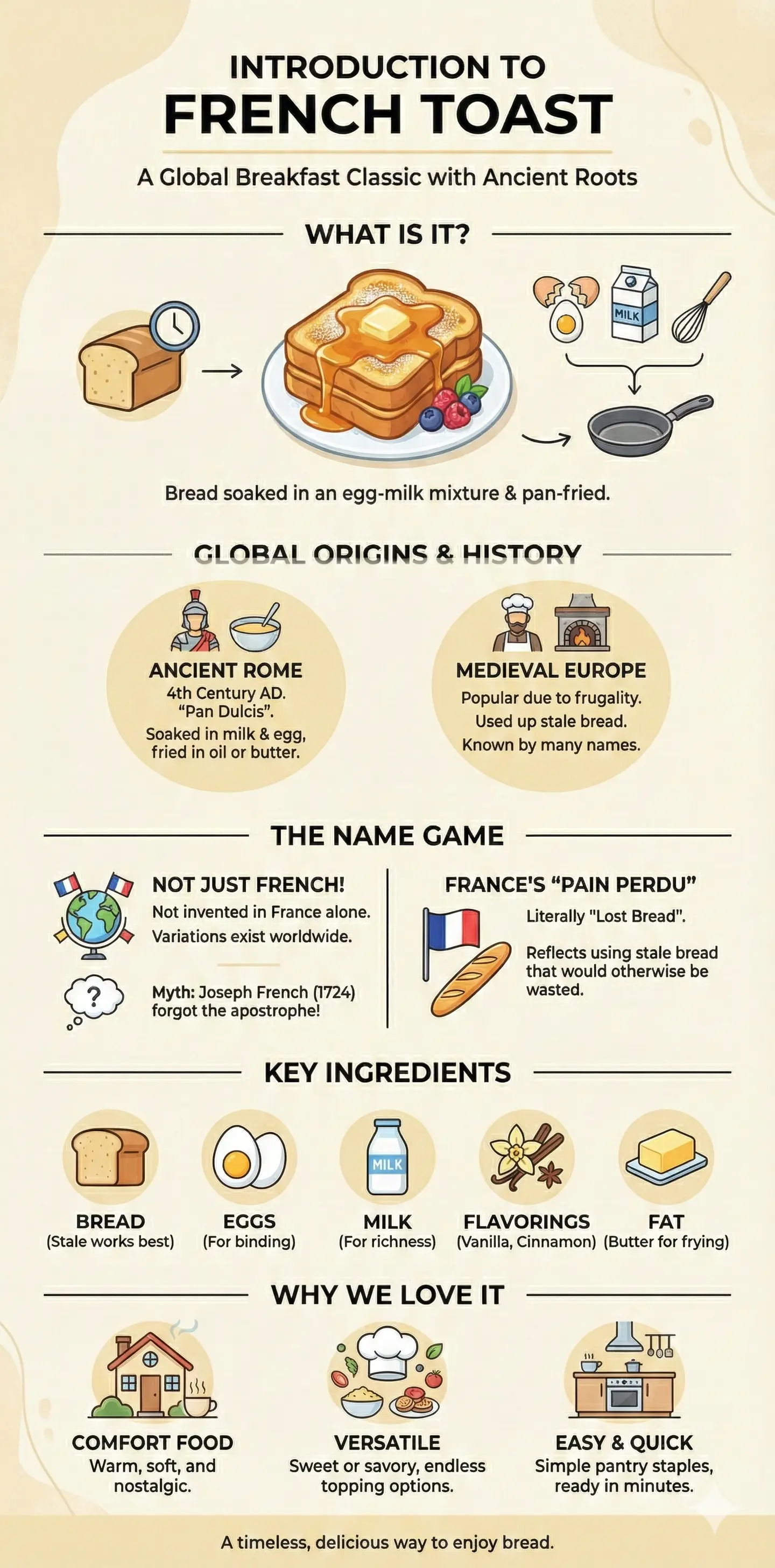 Infographic: How to Make French Toast — key facts and figures at a glance