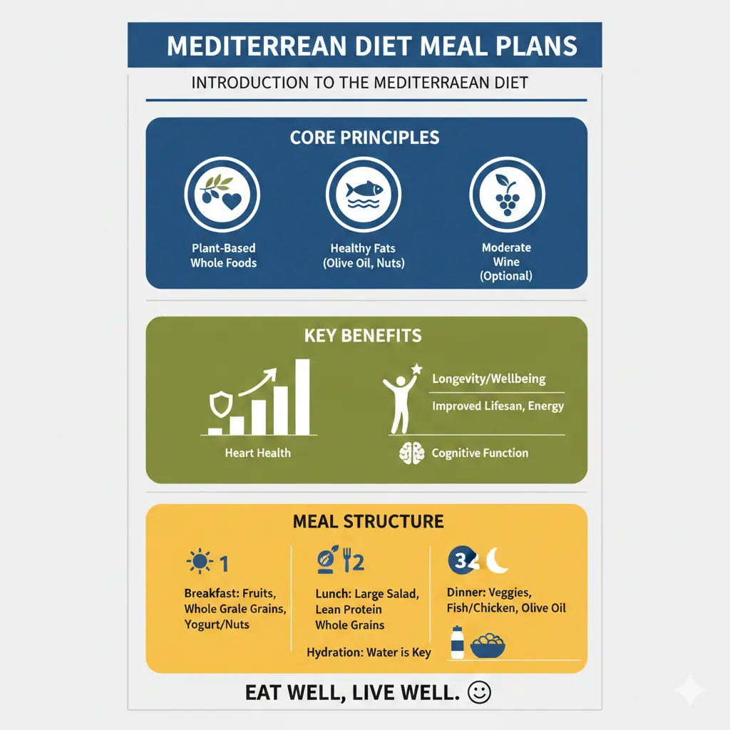 Infographic: Mediterranean Diet Meal Plans — key facts and figures at a glance