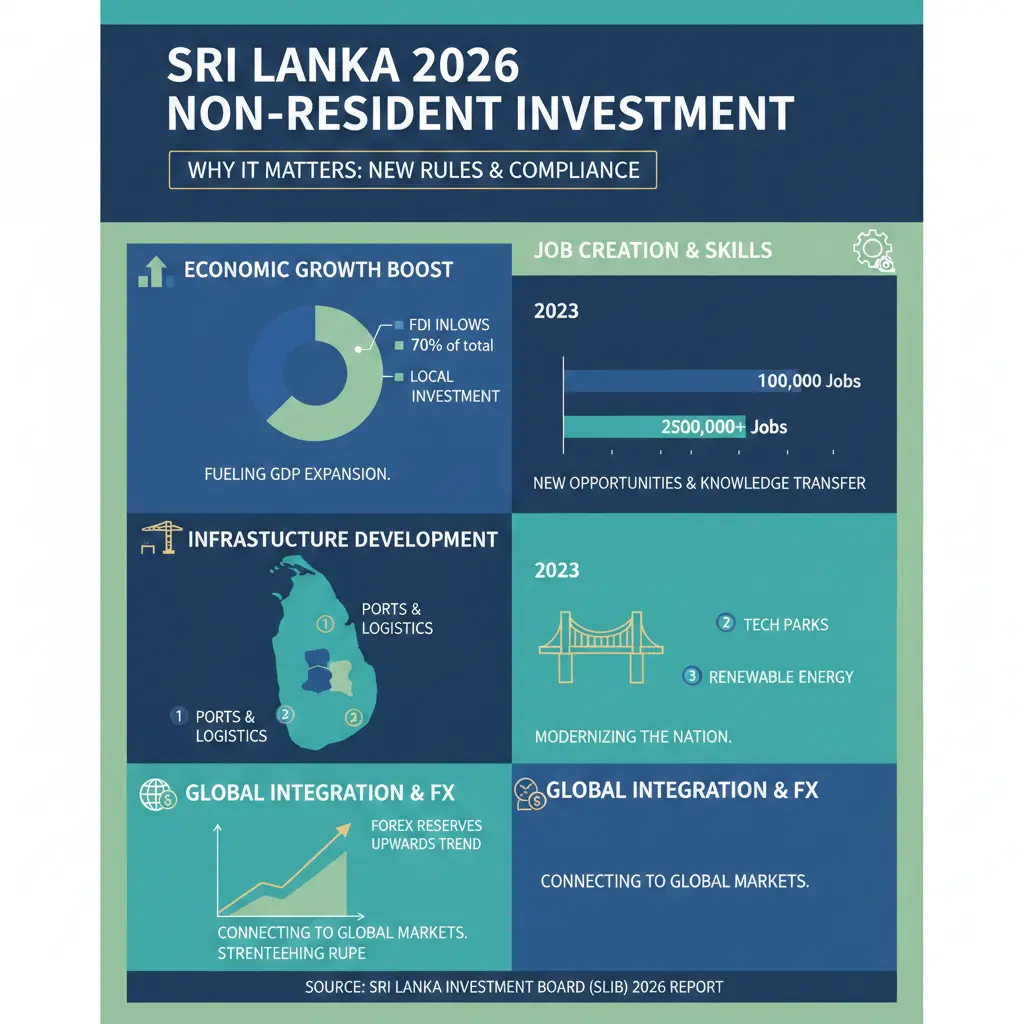 Infographic: Non-Resident Investment Policies Sri Lanka 2026: New Rules and How to Comply — key facts and figures at a glance