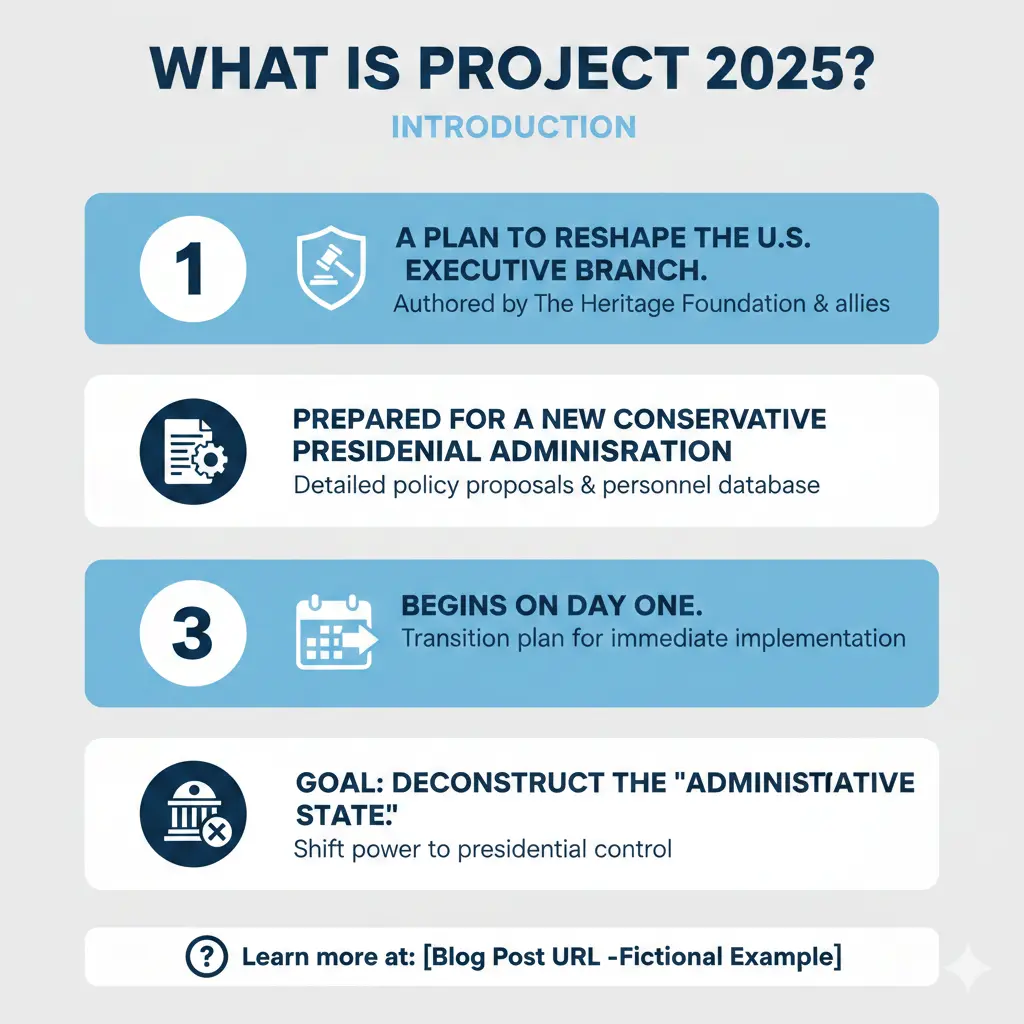 Infographic: What is Project 2025 — key facts and figures at a glance
