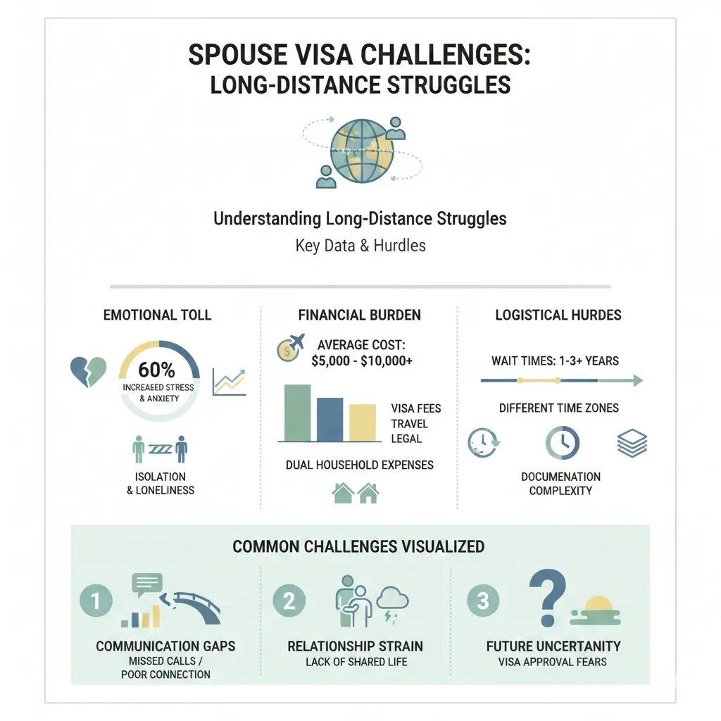 Infographic: Spouse Visa Challenges: Long-Distance Struggles — key facts and figures at a glance