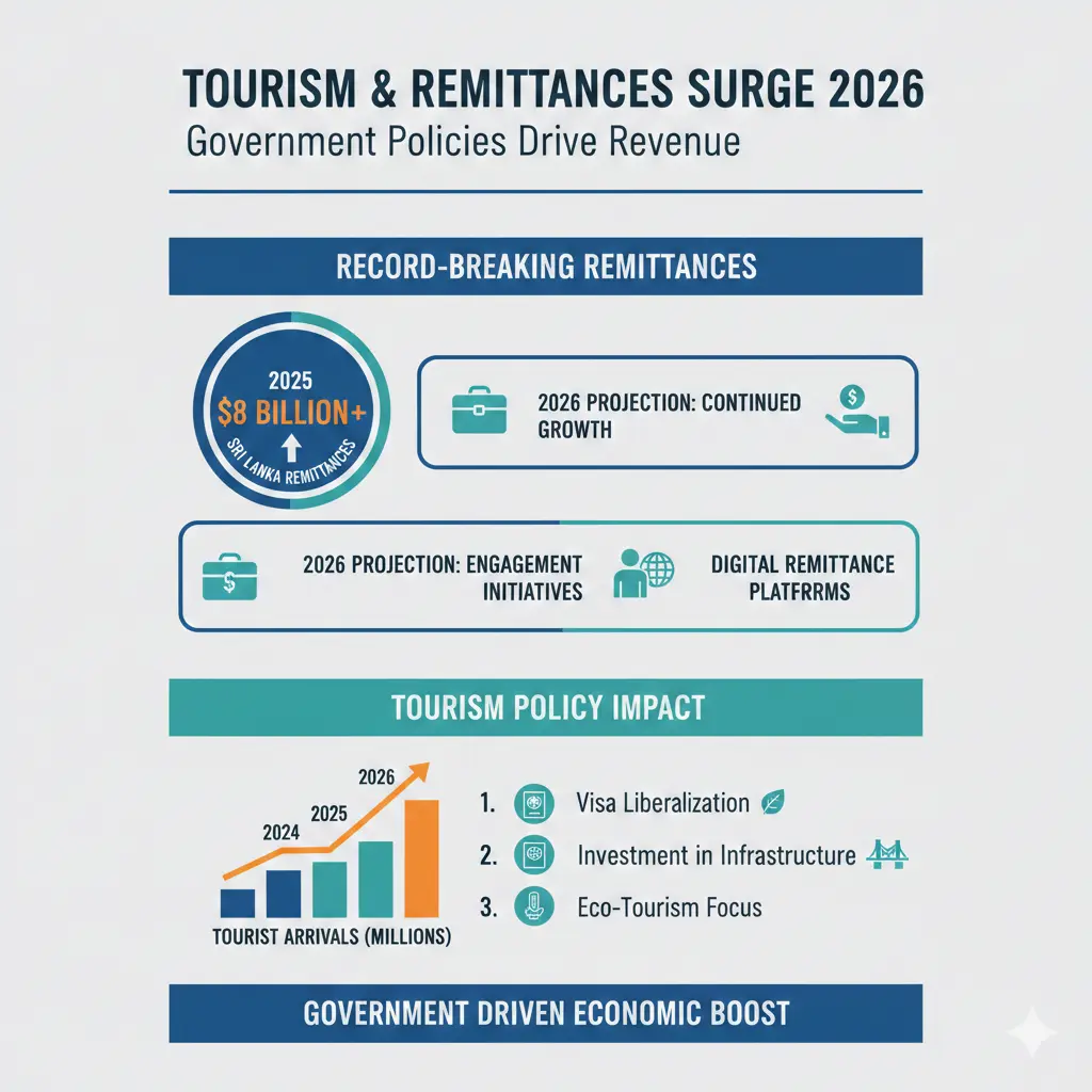 Infographic: Tourism and Remittances Surge 2026: How Government Policies Drive Revenue — key facts and figures at a glance