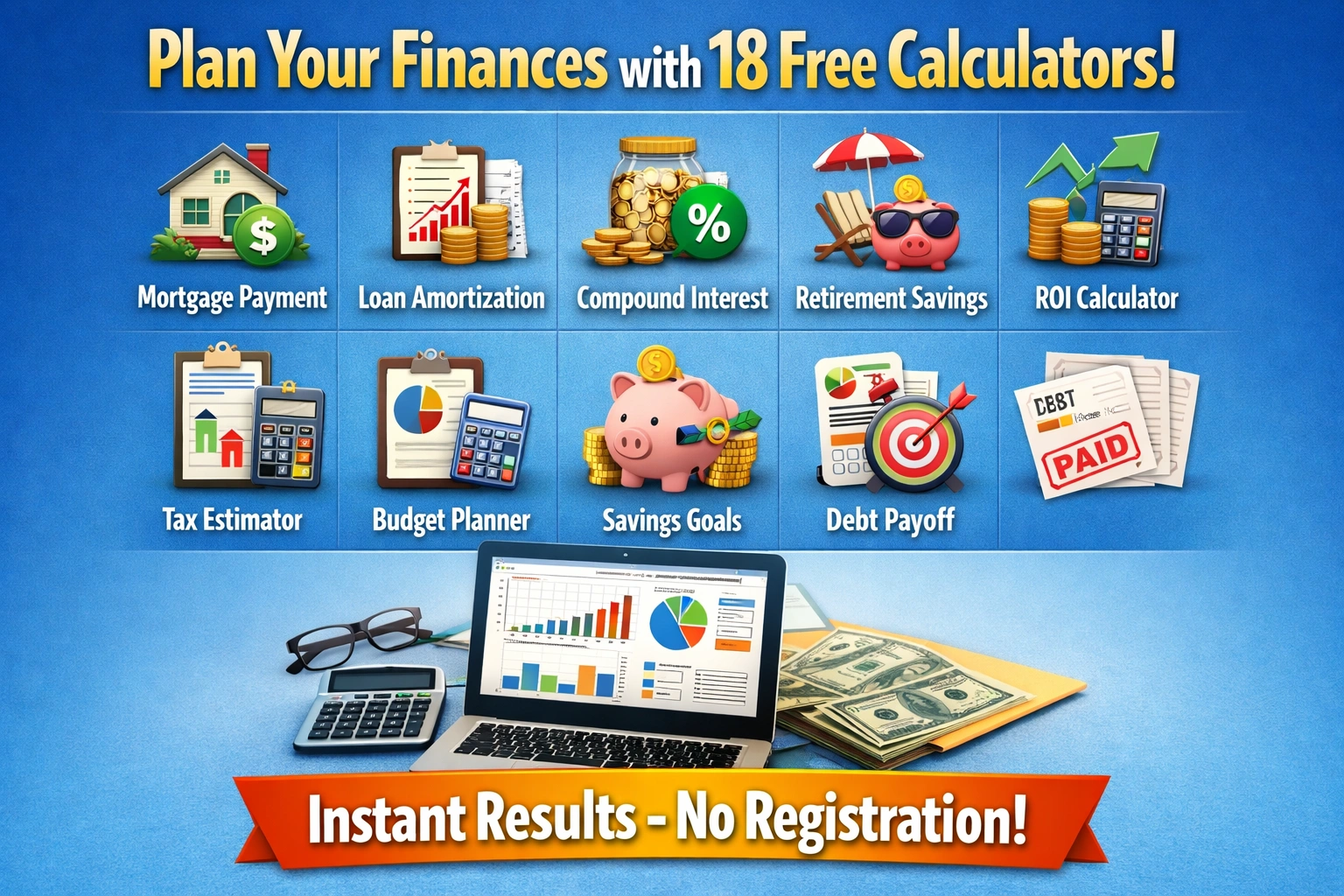 18 Free Financial Calculators Online - Mortgage, Loan, Investment & More