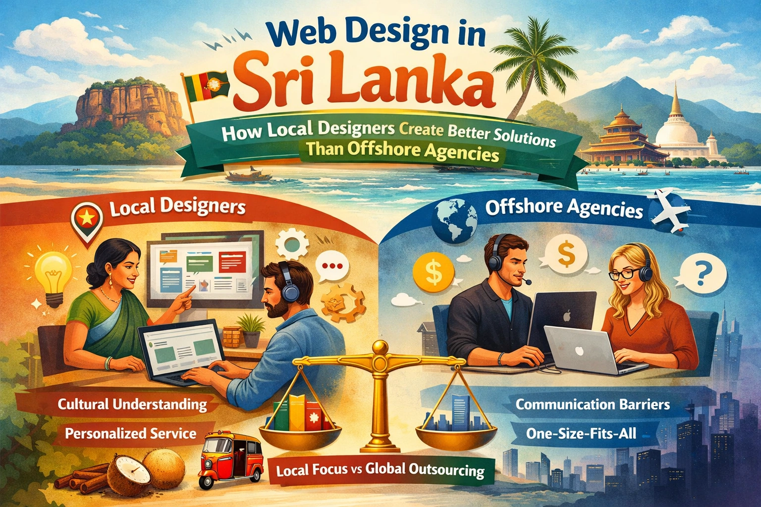 Web Design in Sri Lanka: How Local Designers Create Better Solutions Than Offshore Agencies