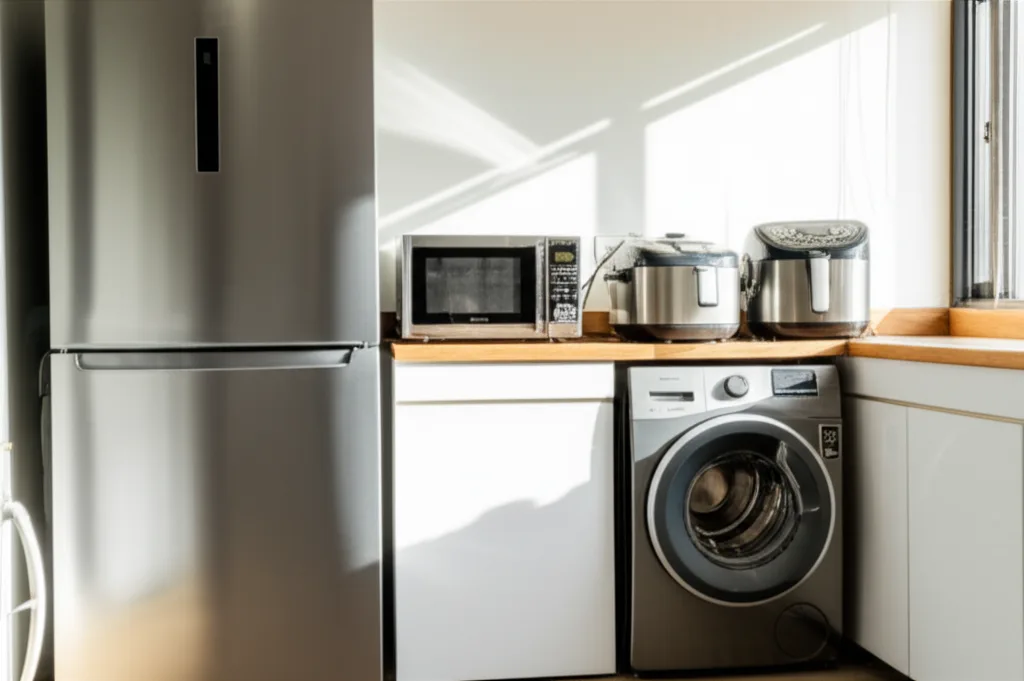 Modern Sri Lankan kitchen with trending home appliances bought from Daraz