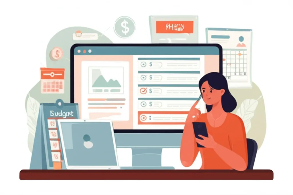 Sri Lankan shopper planning monthly spending while tracking discounts, loyalty points and upcoming offers