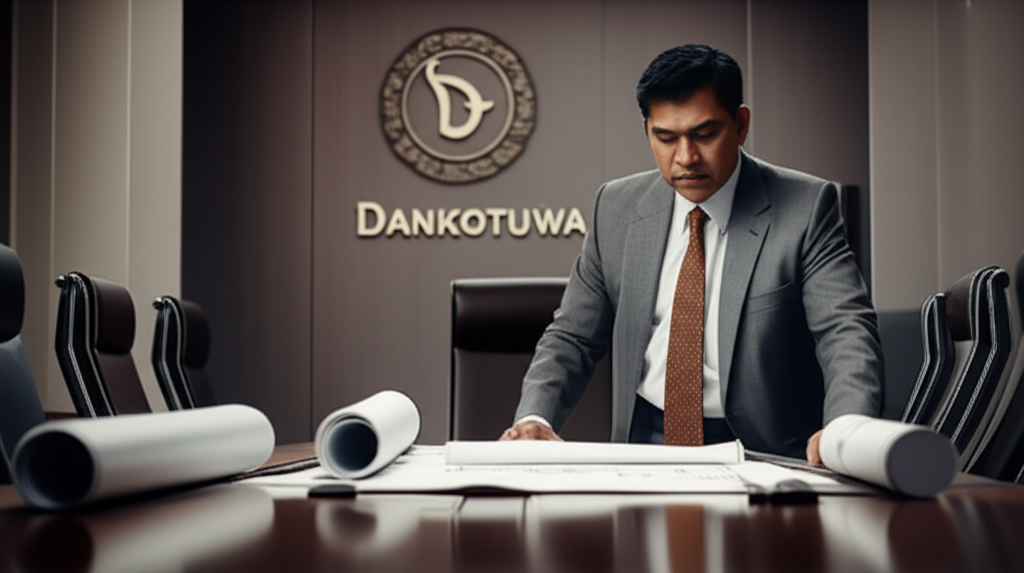 Channa Gunawardana meticulously planning the revival strategy for Dankotuwa Porcelain.