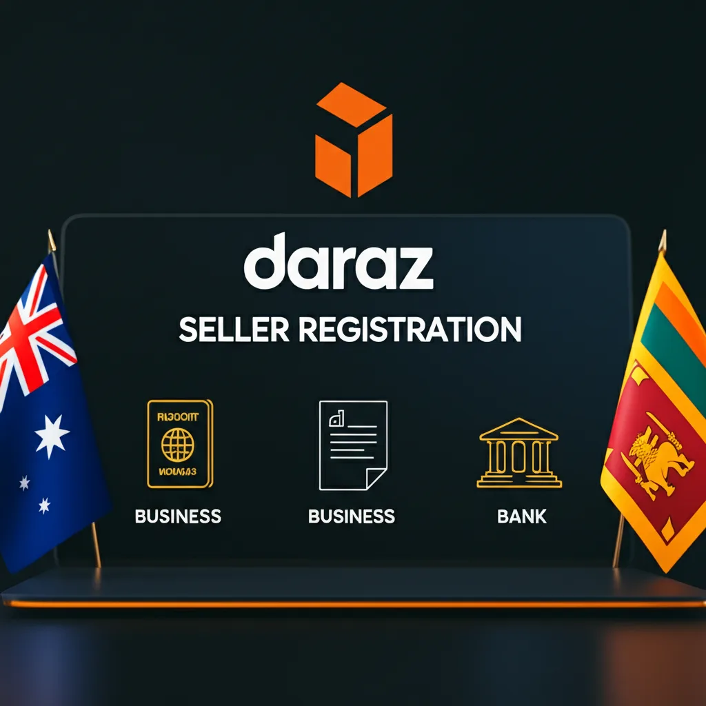 Documents required for registering a Daraz Sri Lanka store from abroad.