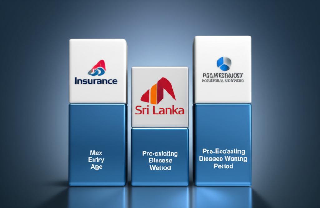 A comparison of major health insurance providers in Sri Lanka for senior citizens.