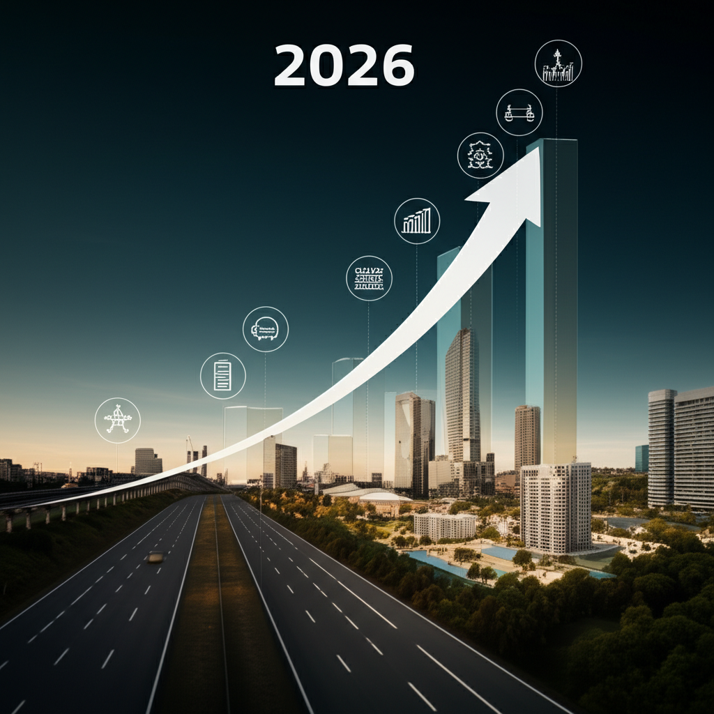 Graph showing the projected growth of the Colombo property market in 2026.
