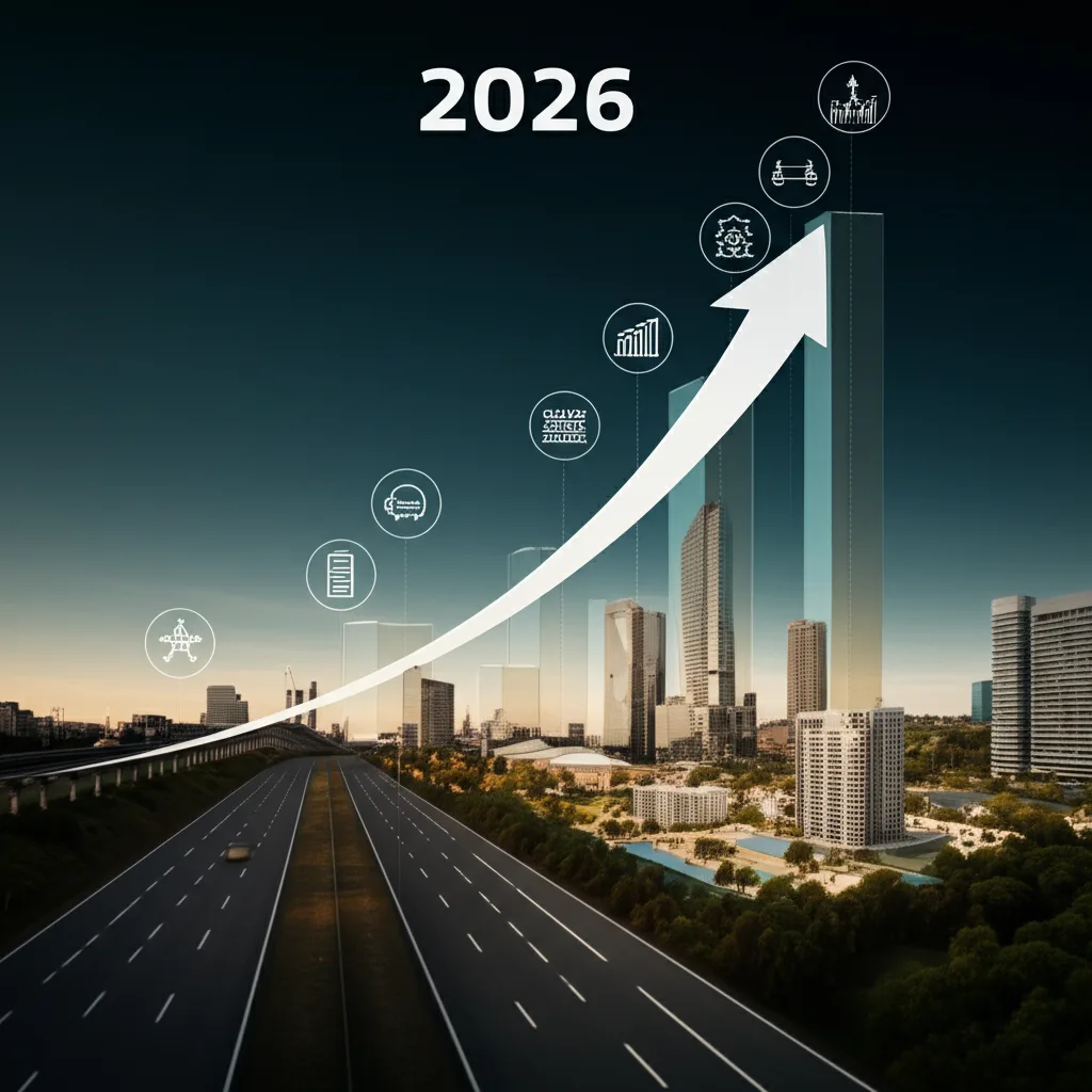 Graph showing the projected growth of the Colombo property market in 2026.