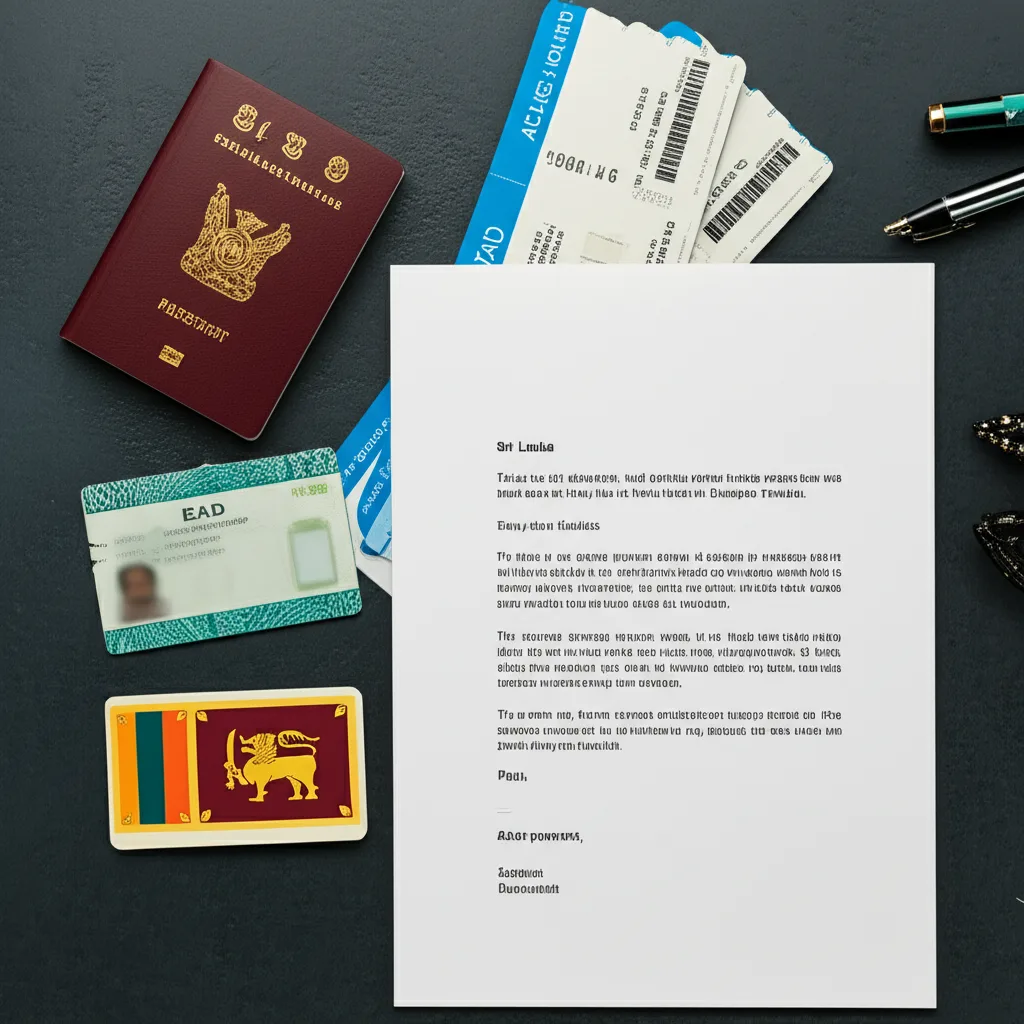 A checklist of essential documents for traveling on advance parole, including a passport and EAD card.