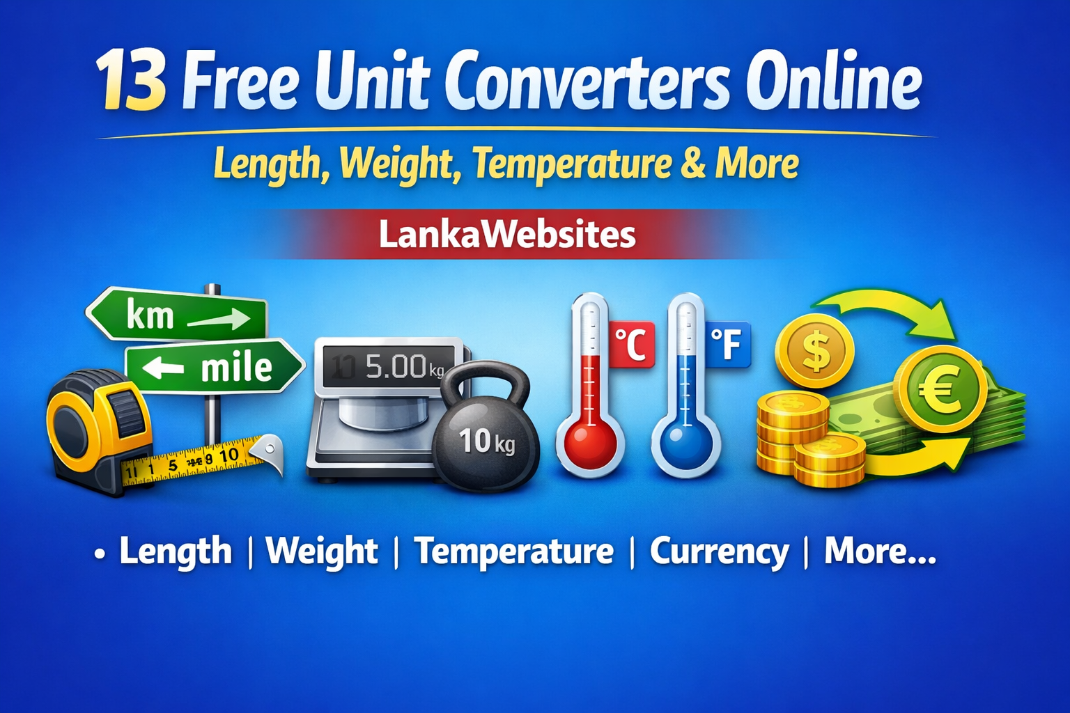 13 Free Unit Converters Online - Length, Weight, Temperature & More