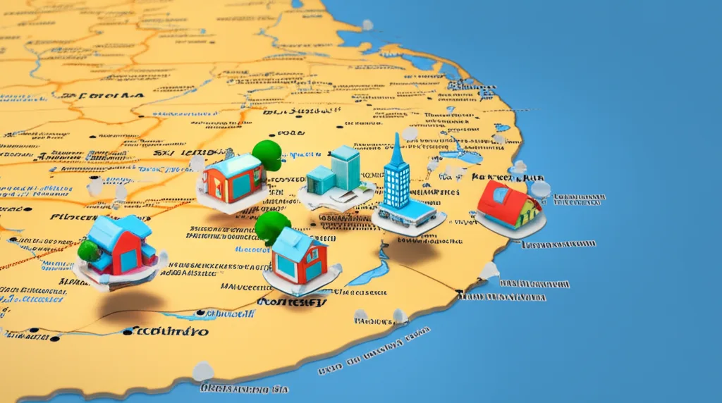 Map of Sri Lanka showing popular real estate investment areas.