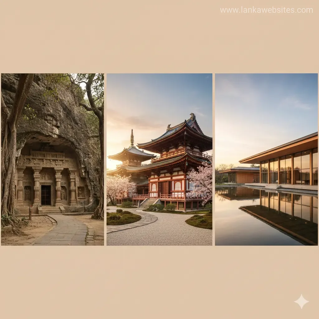 Buddhist Monastic Architecture Through Ages