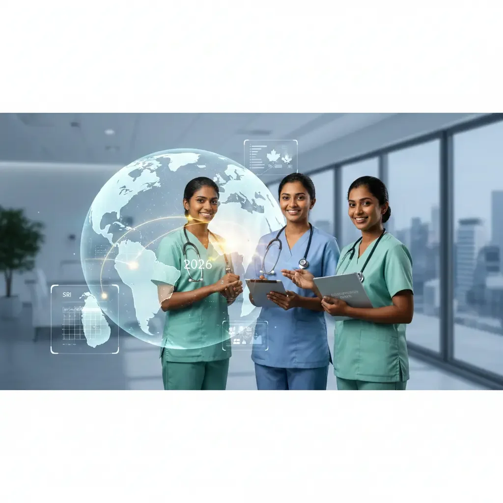 How Sri Lankan Nurses Can Work in UK, Canada, and Australia: 2026 Registration Guide