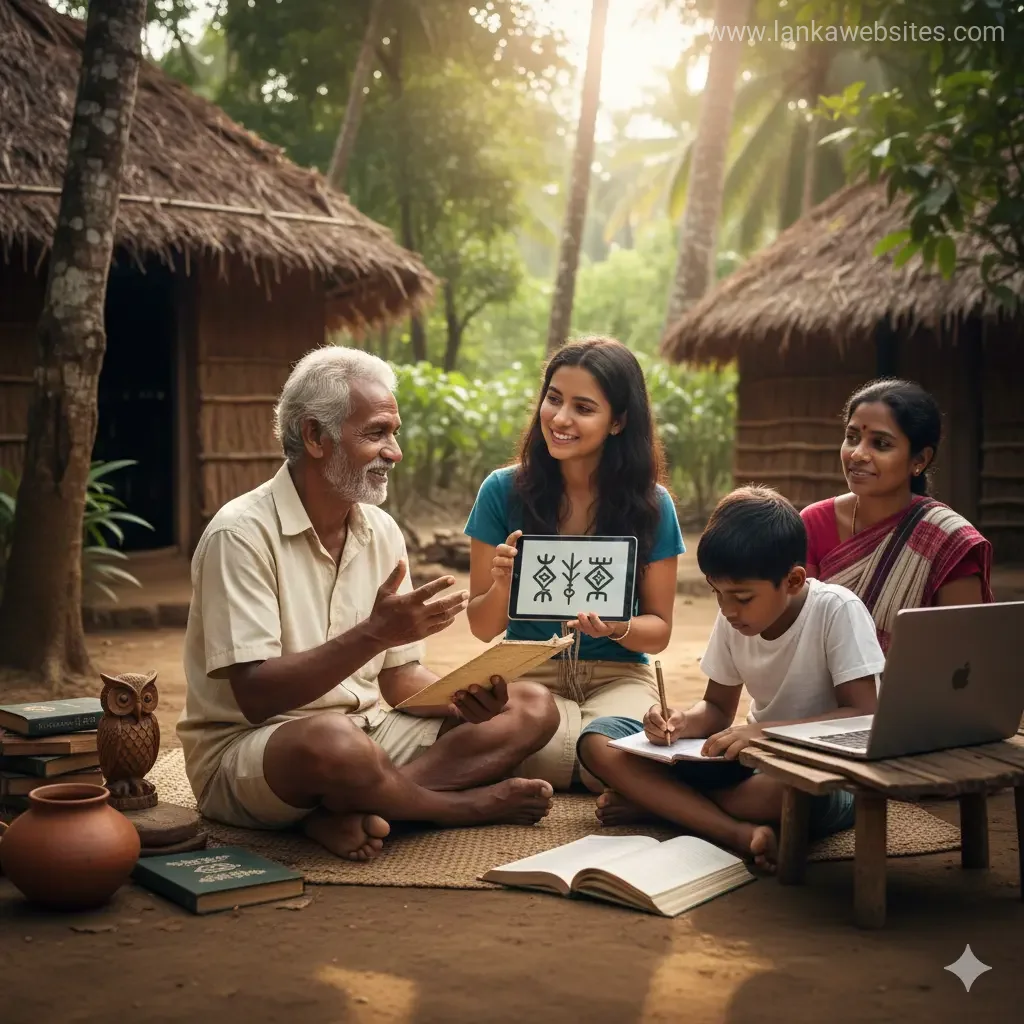 Language Revival Efforts: Vedda Language