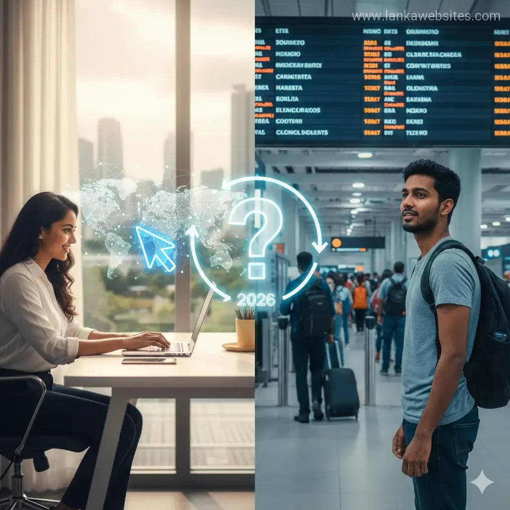 Online Freelancing vs Traditional Migration: Better Option for Sri Lankans in 2026?