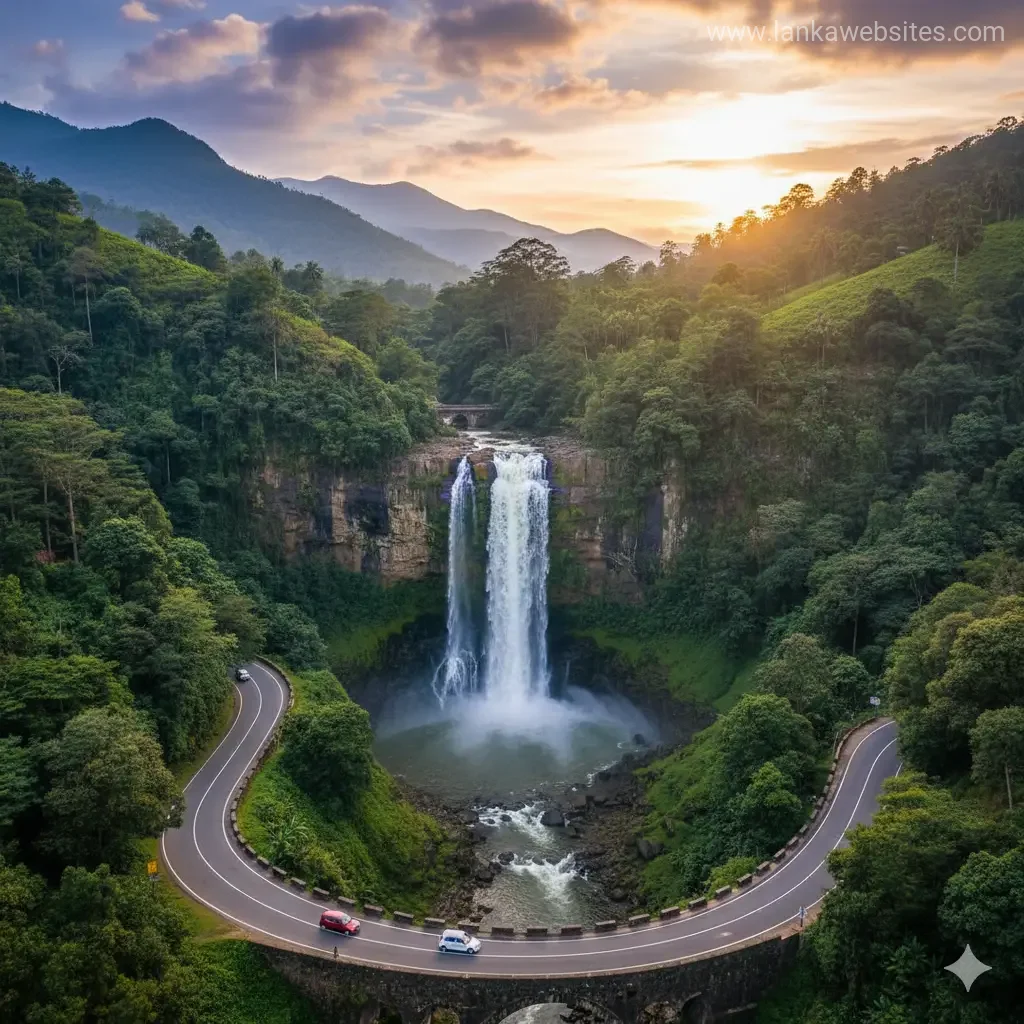 Ramboda Falls: Scenic Cascade on Colombo-Kandy Road