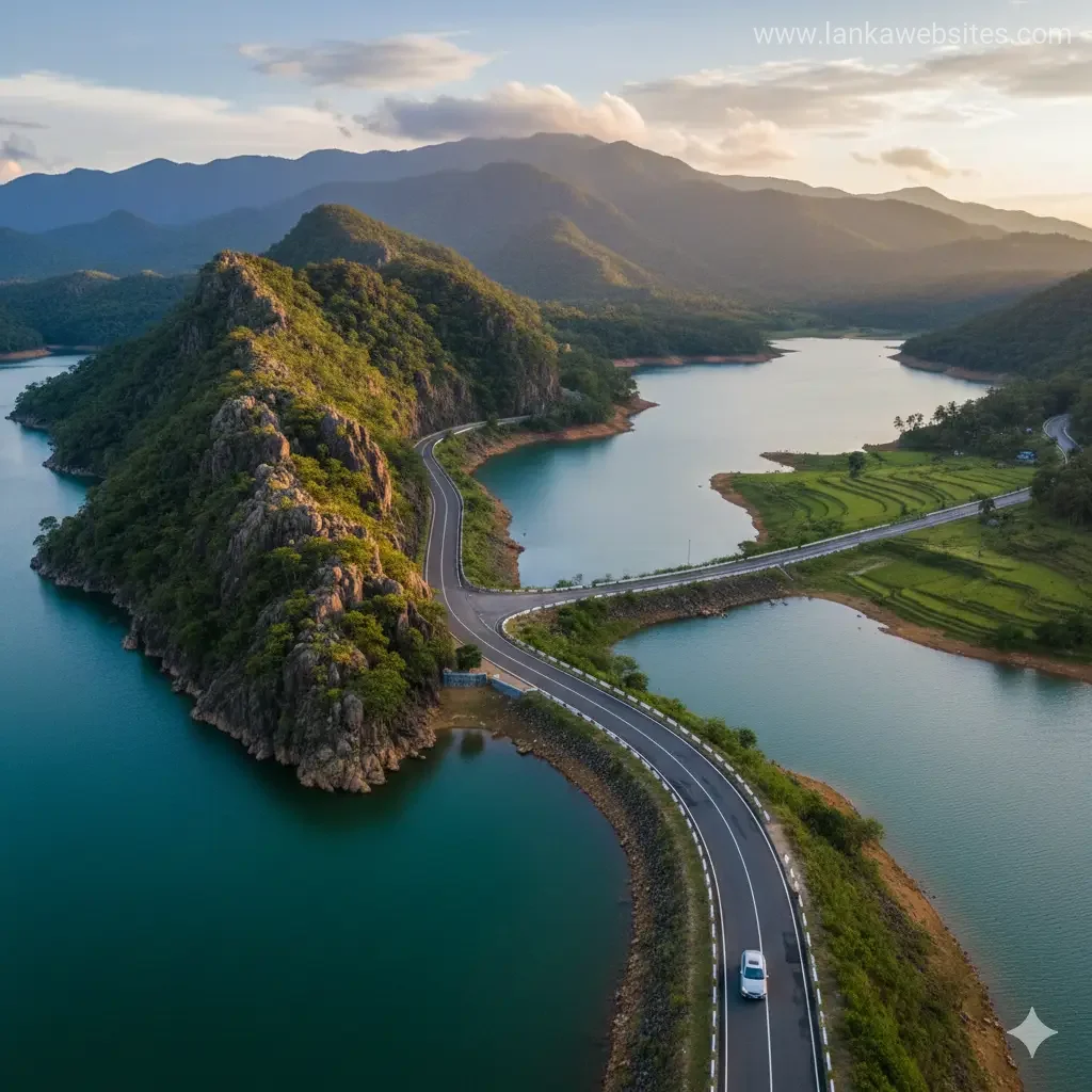 Randenigala & Rantembe Reservoirs: Scenic Drives in the Central Province