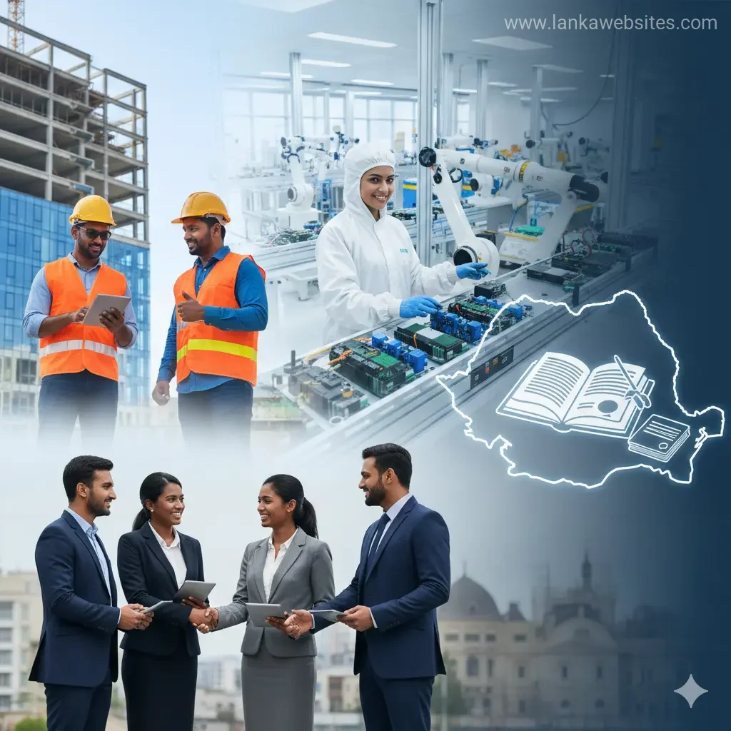 Romania Jobs for Sri Lankans: Construction, Factory Work, and Legal Requirements