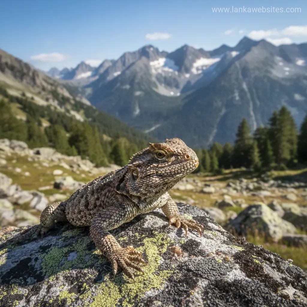Rough-Nosed Horned Lizard: Mountain Endemic