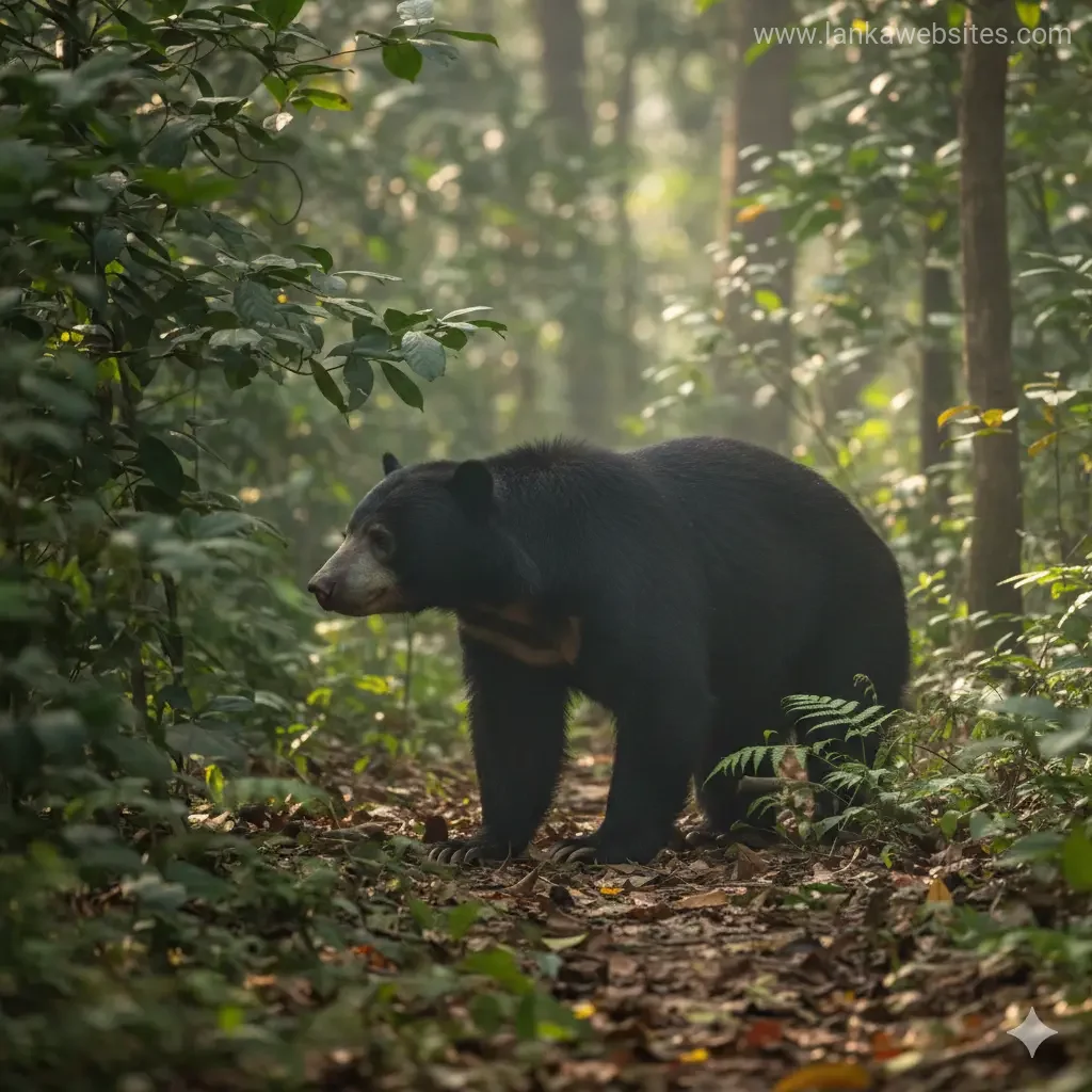 Sloth Bears: Elusive Forest Dwellers
