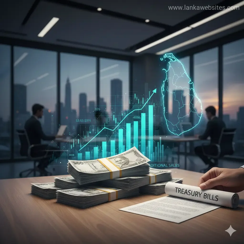 Sri Lanka sells extra Rs9bn Treasury bills after auction