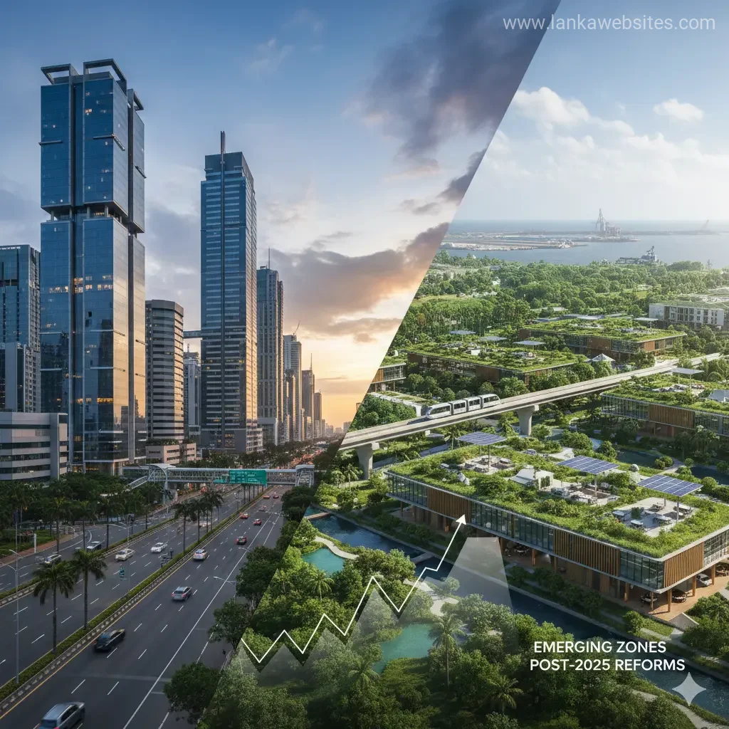 Top Corporate Hubs in Sri Lanka: Colombo vs Emerging Zones Post-2025 Reforms