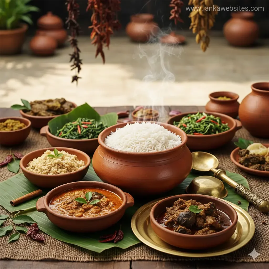 Traditional Sri Lankan Cuisine and Rice Culture