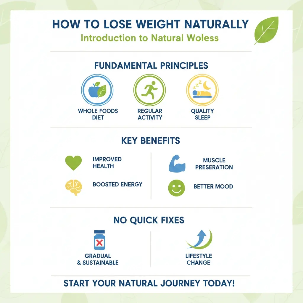 Infographic: How to Lose Weight Naturally — key facts and figures at a glance